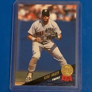 Kent Hrbek #76 1993 Leaf Baseball Trading Card